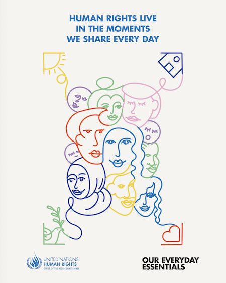 Human Rights live in the moments we share every day - Our Everyday Essentials
